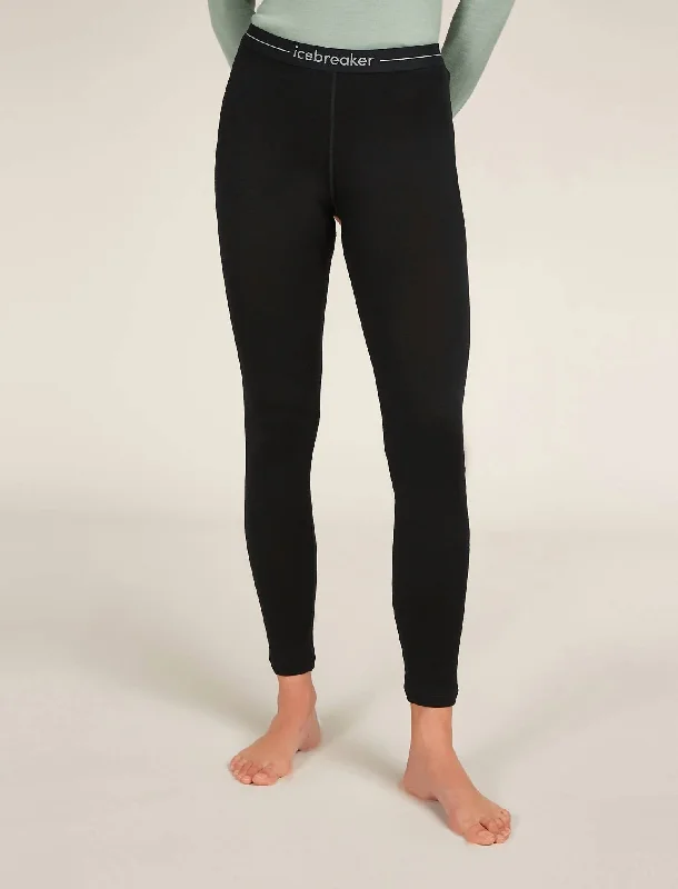 Comfortable Yoga Shorts for Daily Practice -Women's 260 Tech Thermal Leggings In Black Comfortable Yoga Shorts for Daily Practice -Women's 260 Tech Thermal Leggings In Black