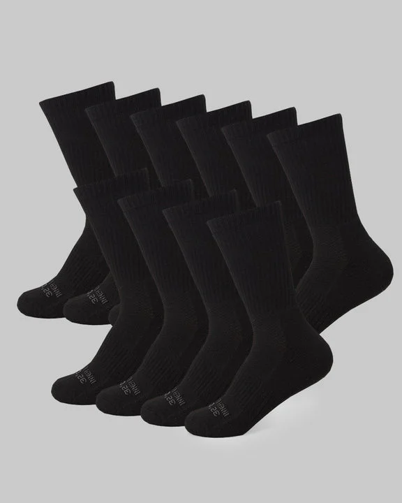 Yoga Shorts for High-Performance Workouts -WOMEN'S 5-PACK COOL COMFORT CREW SOCKS