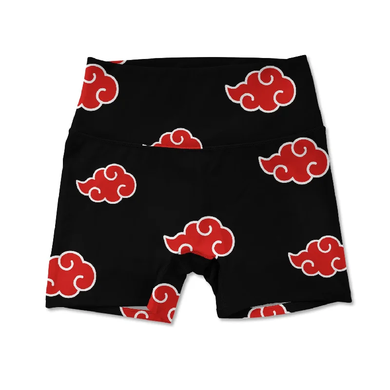Premium Yoga Shorts for Relaxing -Women's Active Shorts - Akatsuki
