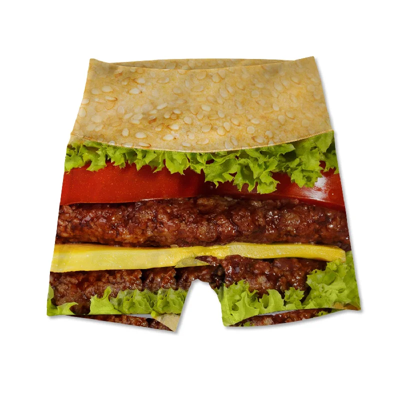 Yoga Shorts for Intense Stretching -Women's Active Shorts - Burger