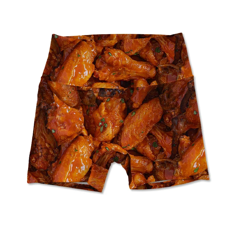 Yoga Shorts for Flexibility and Comfort Training -Women's Active Shorts - Chicken Wings Yoga Shorts for Flexibility and Comfort Training -Women's Active Shorts - Chicken Wings
