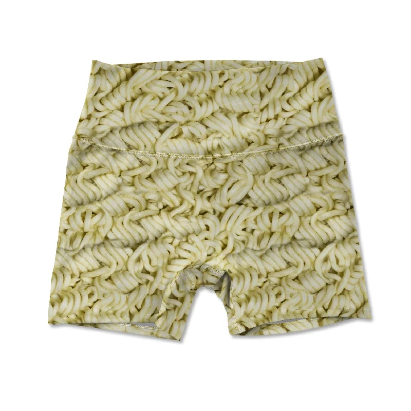 Yoga Shorts for Flexibility and Performance -Women's Active Shorts - Dried Ramen