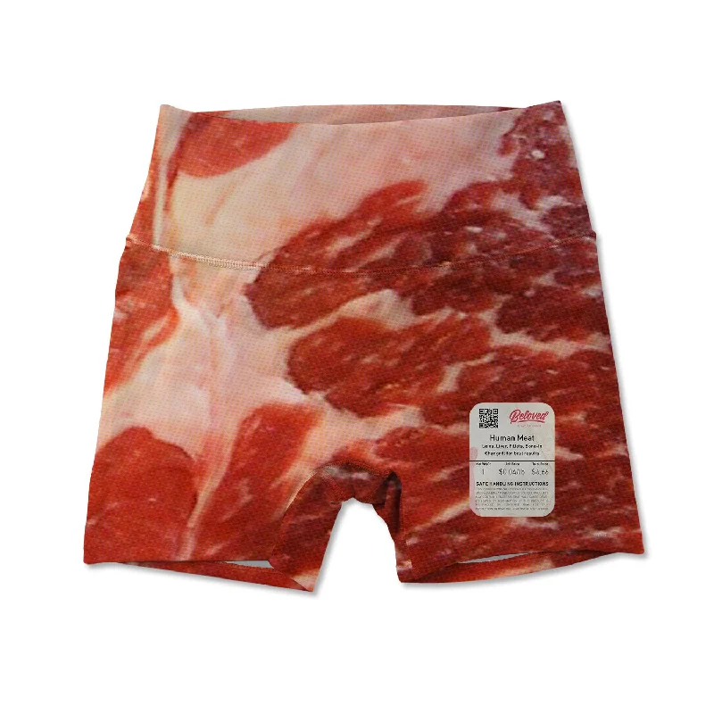 Soft Yoga Shorts for Total Comfort -Women's Active Shorts - Human Meat
