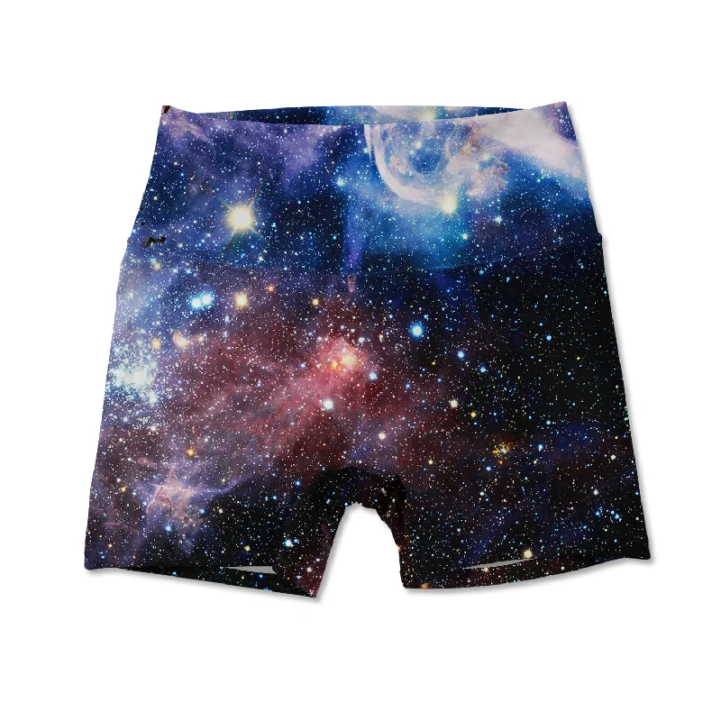 Yoga Shorts for Flexibility and Power -Women's Active Shorts - Lush Galaxy