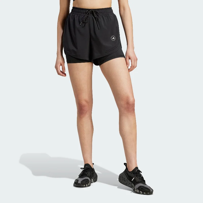 Women's Yoga Shorts for Flexibility -Women's adidas adidas by Stella McCartney TruePurpose 2-in-1 Training Shorts Women's Yoga Shorts for Flexibility -Women's adidas adidas by Stella McCartney TruePurpose 2-in-1 Training Shorts
