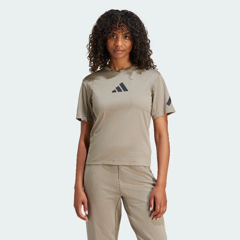 Long Sleeve Yoga Tops for Cold Weather -Women's adidas adidas Z.N.E. Tee