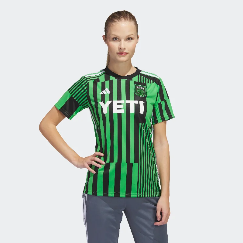 Yoga Tops for Warm Yoga Classes -Women's adidas Austin FC 23/24 Home Jersey