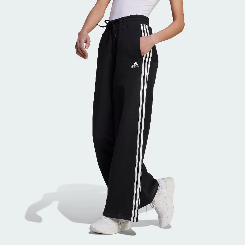 Yoga Shorts for Active Lifestyles -Women's adidas Essentials 3-Stripes French Terry Wide Pants Yoga Shorts for Active Lifestyles -Women's adidas Essentials 3-Stripes French Terry Wide Pants