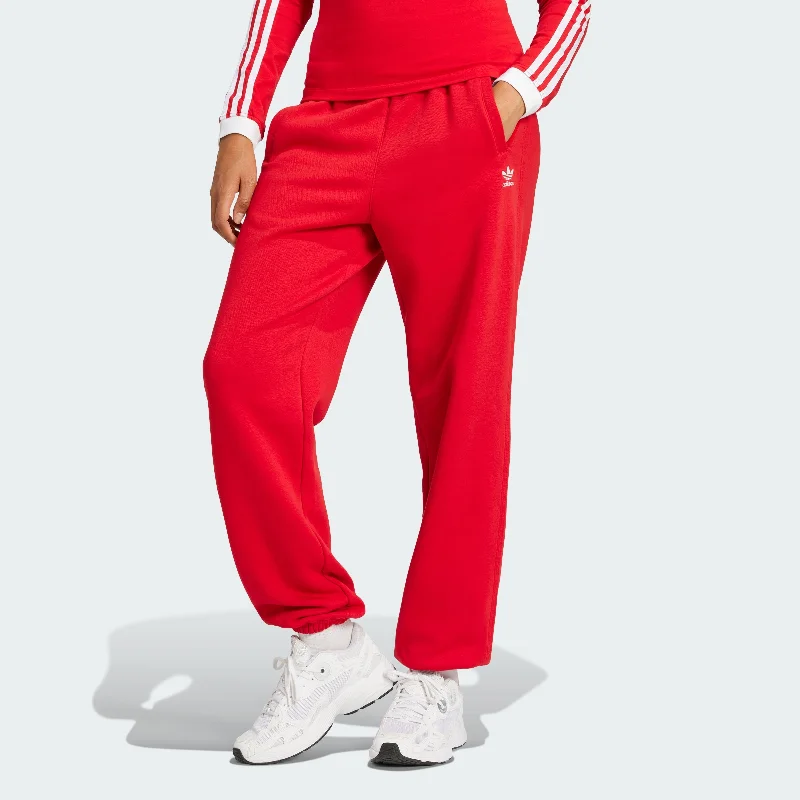 Yoga Shorts for Poses and Comfort -Women's adidas Essentials Fleece Loose Joggers