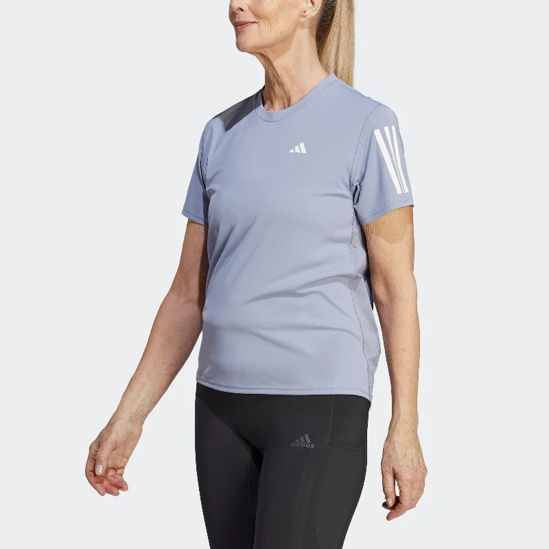 Breathable Yoga Tops with Soft Material -Women's adidas Own the Run Tee