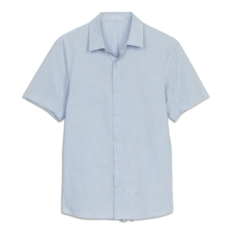 Women's Yoga Tops with Adjustable Fit for Comfort -Women's All Town Buttondown Shirt - Resale Women's Yoga Tops with Adjustable Fit for Comfort -Women's All Town Buttondown Shirt - Resale