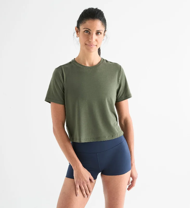 Yoga Tops for Hot Yoga and Intense Practice -Women's Boxy Tee