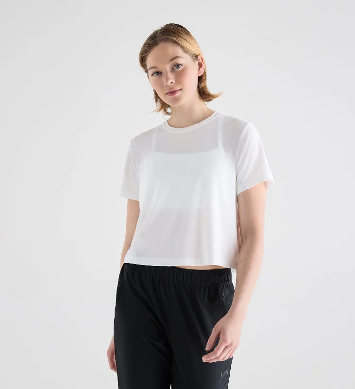Women's Yoga Tops with Adjustable Fit -Women's Boxy Tee