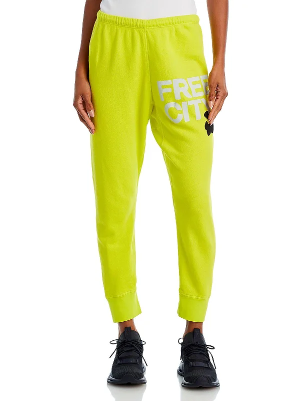 Yoga Shorts for Deep Stretching Poses -Womens Featherweight Graphic Sweatpants