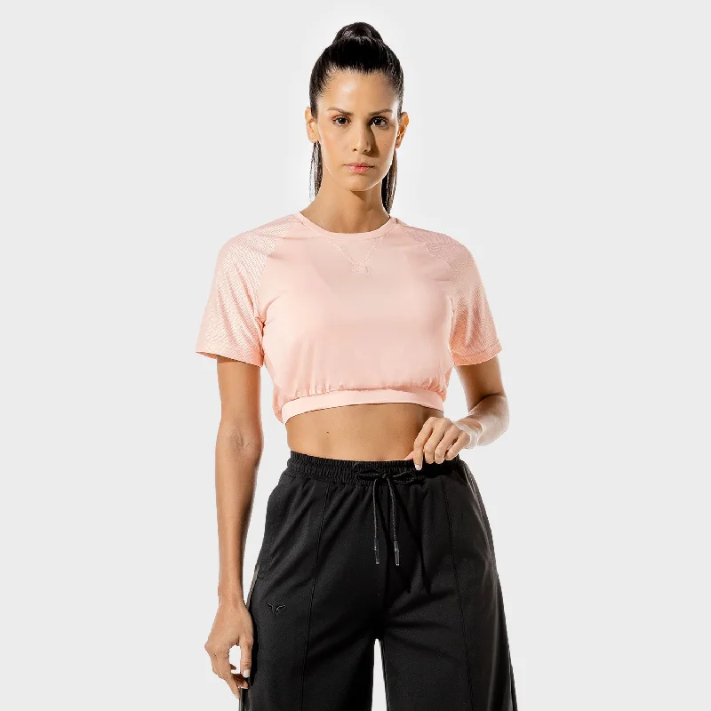 Comfortable Yoga Tops for Summer -Women's Fitness - Crop Top - Peachy Keen