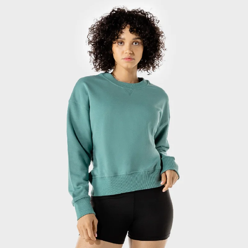 Yoga Tops for Yoga and Strength Training -Women's Fitness - Sweatshirt - Basil