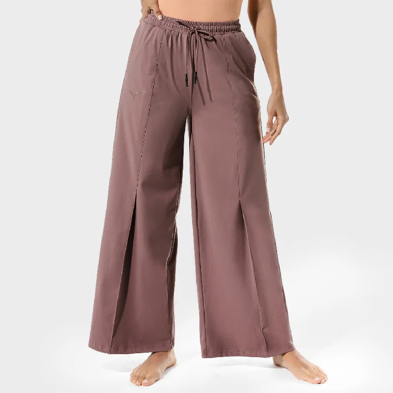 Best Fit Yoga Pants for Comfort -Women's Fitness - Wide Leg Pants - Copper Coin
