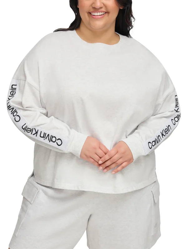 Yoga Tops for Pilates and Core Strength -Womens Fitness Workout Sweatshirt