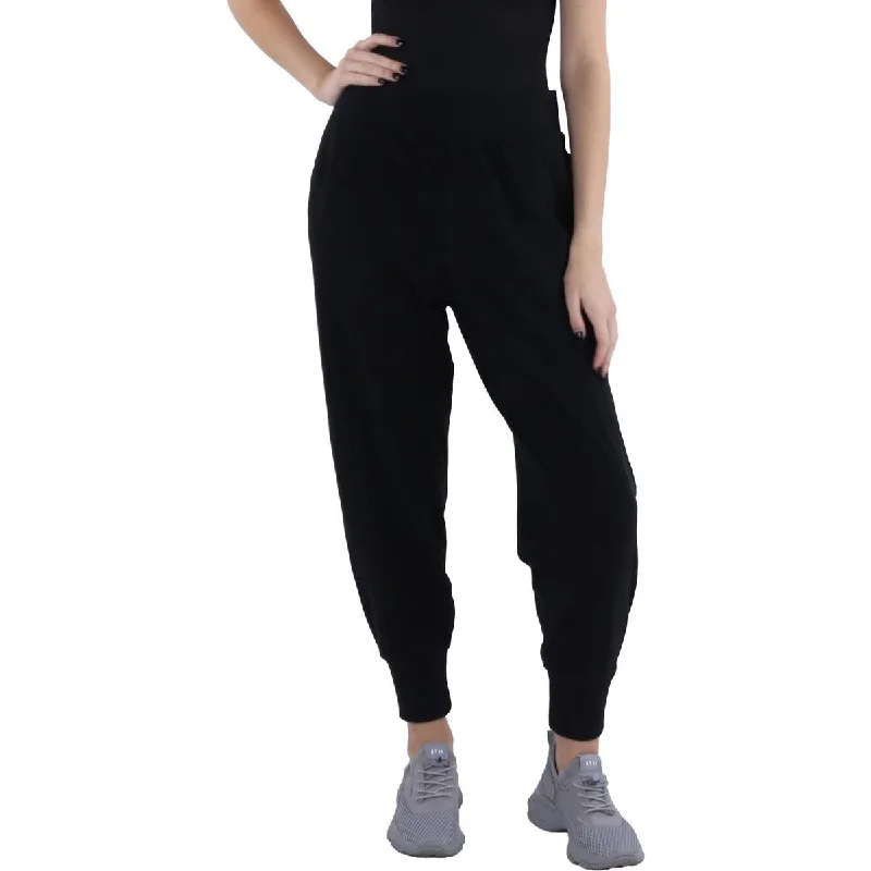 Yoga Shorts for Performance Flexibility -Womens Fleece Fitness Jogger Pants
