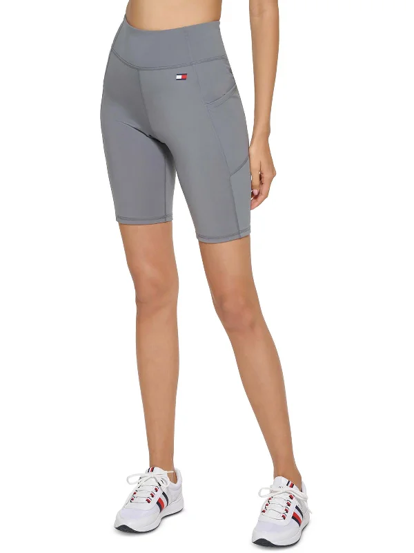 Yoga Shorts for Fitness and Recovery -Womens High Rise Compression Bike Short