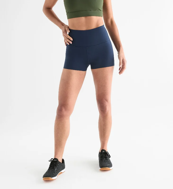 Yoga Shorts for Comfort and Stability -Women's High-Rise Matte Short 2"