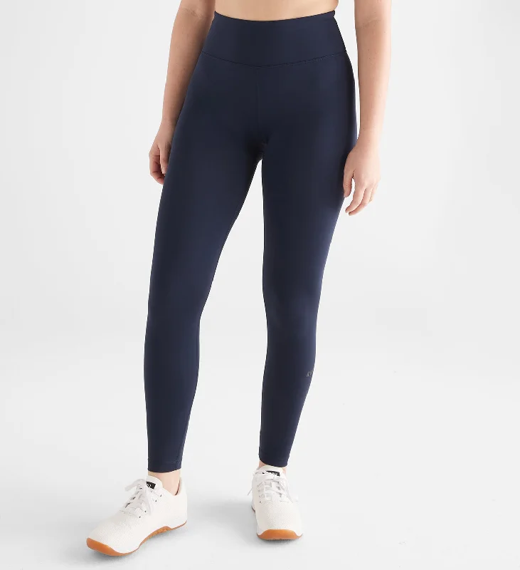High-Waisted Yoga Pants -Women's High-Rise Sleek Tight 28"