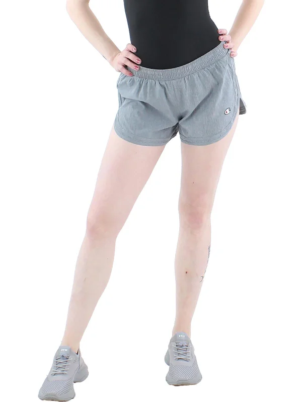Yoga Shorts for Active Women -Womens Logo Fitness Shorts