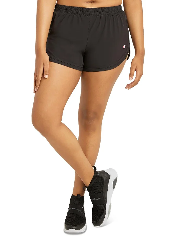 Yoga Shorts for Hot Weather Practice -Womens Logo Fitness Shorts
