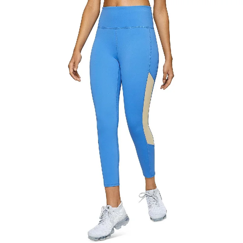 Yoga Shorts for Stretch and Flexibility -Womens Mesh Inset Workout Athletic Leggings