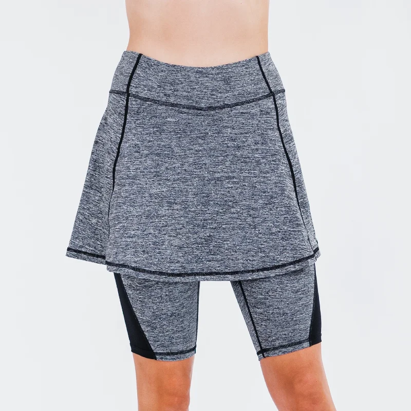 Yoga Shorts for Active and Comfortable Movement -Women's Midi Lycra Sport Skirt With Attached 10" Leggings Yoga Shorts for Active and Comfortable Movement -Women's Midi Lycra Sport Skirt With Attached 10" Leggings