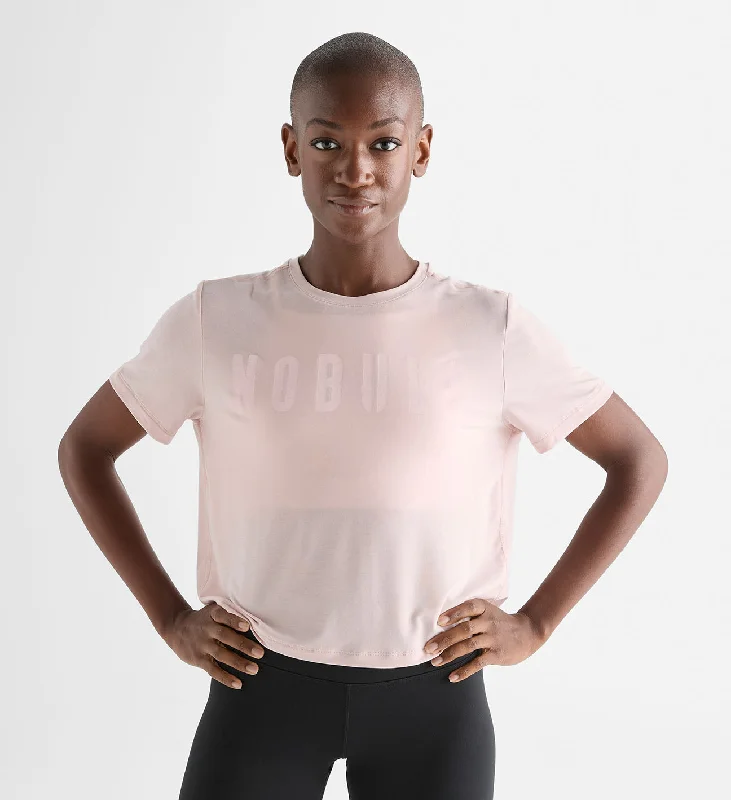 Lightweight Yoga Tops for Ease of Movement -Women's NOBULL Boxy Tee
