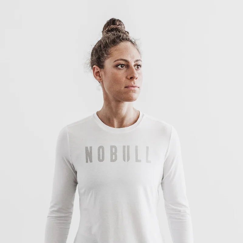 Yoga Tops for Strengthening Your Core -Women's NOBULL Long Sleeve Tee