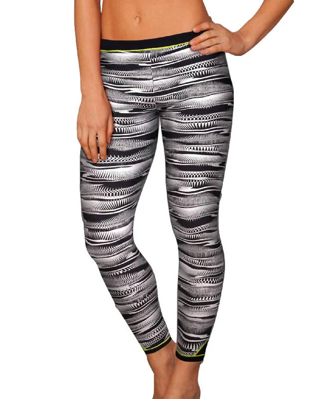 Yoga Shorts for Flexibility and Yoga Practice -Women's Swim Leggings In Powerline