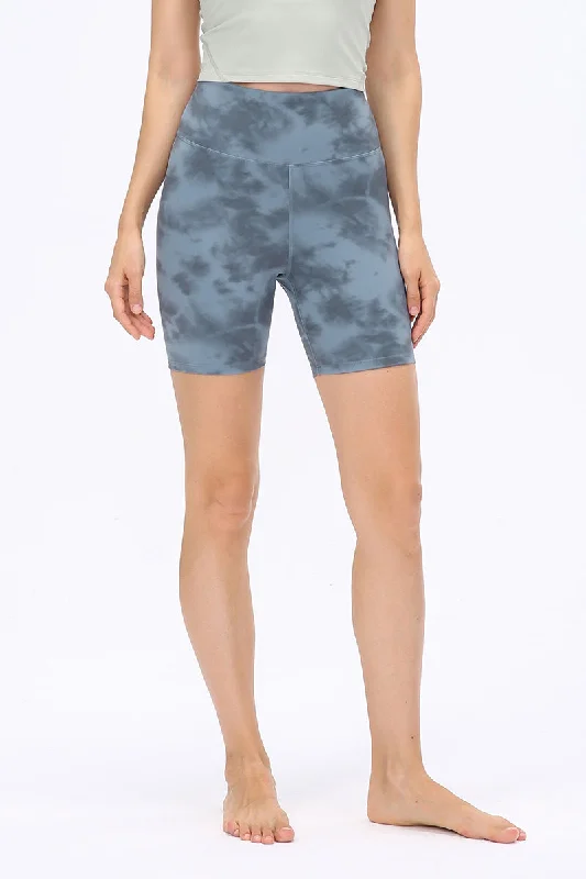 Tie dye aqua blue