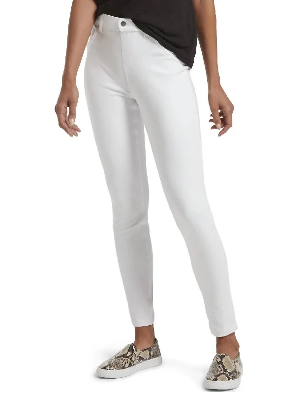 Yoga Shorts for Strength and Flexibility -Women's Ultra Soft High Waist Curvy Denim Leggings In White Yoga Shorts for Strength and Flexibility -Women's Ultra Soft High Waist Curvy Denim Leggings In White