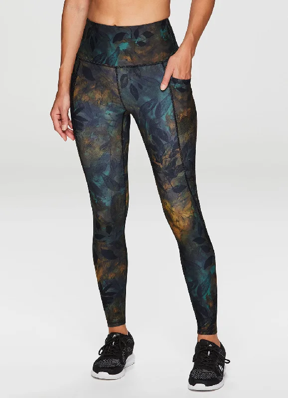 Lightweight Yoga Pants for Comfort -Woodland Floral Super Soft Legging