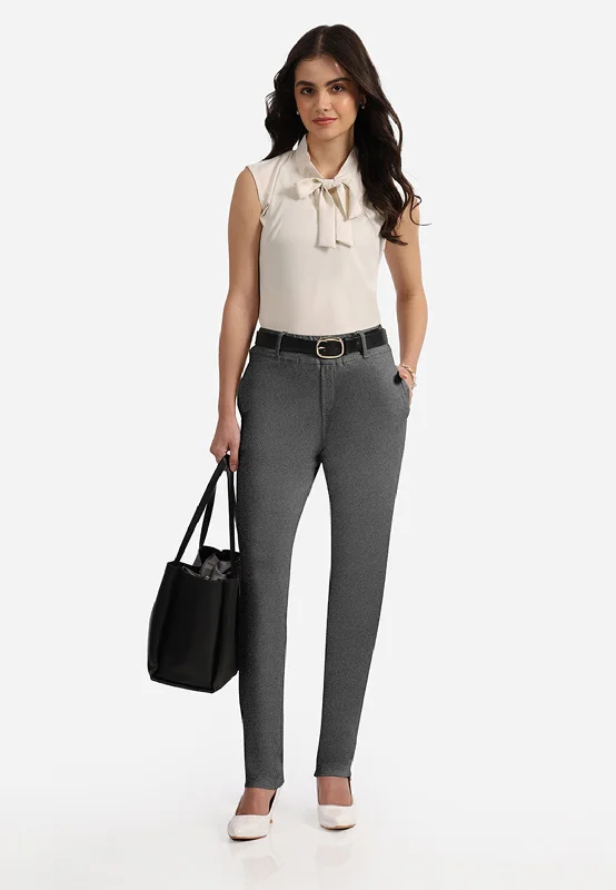 Yoga Pants for Improving Posture -Work-To-Wine Twill Straight Pants