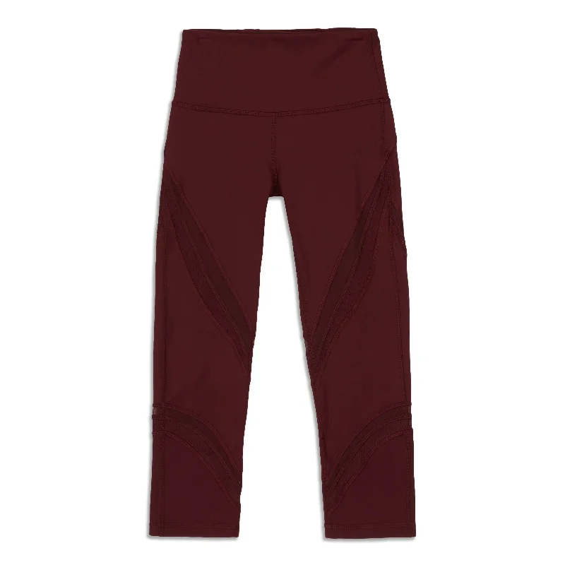 Yoga Pants for Deep Flexibility -Wunder Under Crop High Rise - Resale
