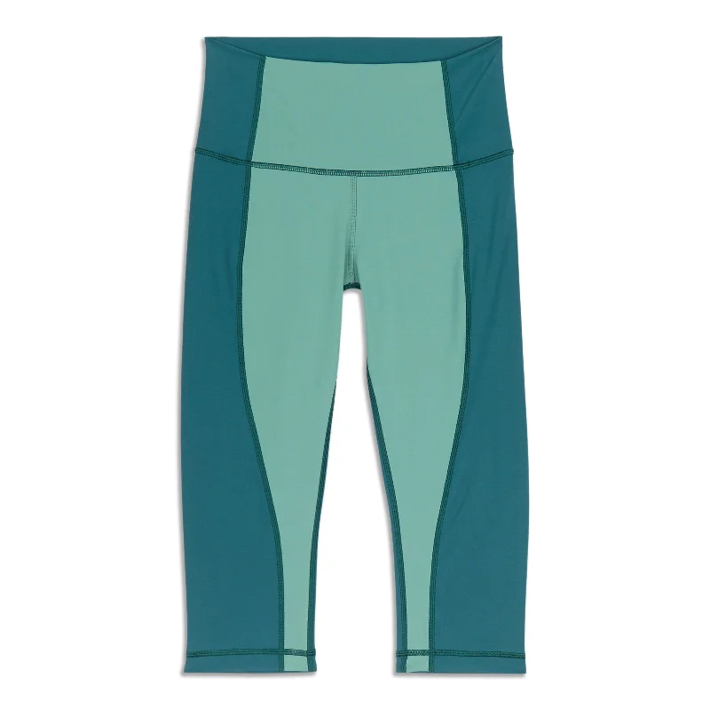 Yoga Pants for Flexibility and Strength -Wunder Under High Rise Crop - Resale