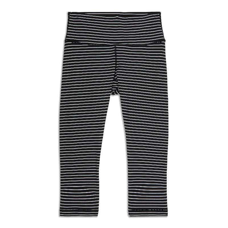 Yoga Pants with Deep Stretch -Wunder Under High Rise Crop - Resale