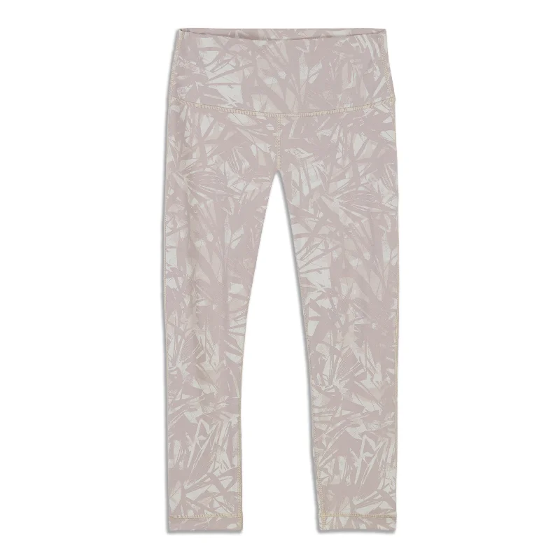 High-Waisted Compression Leggings for Yoga -Wunder Under High Rise Crop - Resale