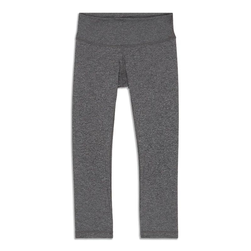 Comfortable Full-Length Yoga Pants for Stretching -Wunder Under Mid Rise Crop - Resale Comfortable Full-Length Yoga Pants for Stretching -Wunder Under Mid Rise Crop - Resale