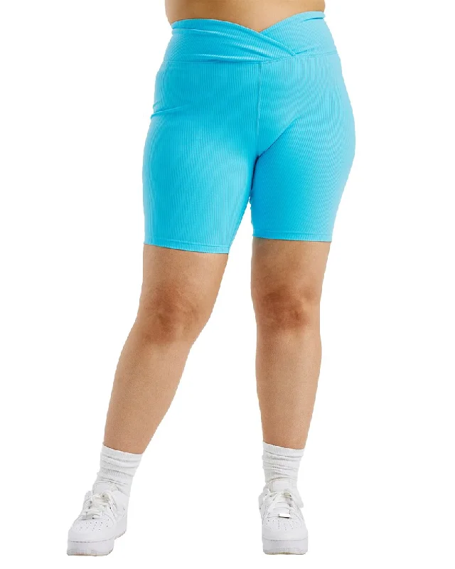 Comfortable Yoga Shorts for Stretching and Poses -Year of Ours V Waist Biker Short