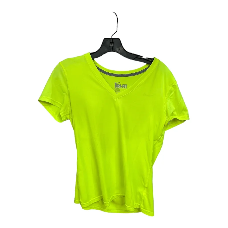Soft and Comfortable Yoga Tops for Women -Yellow Athletic Tank Top Nike Apparel, Size M
