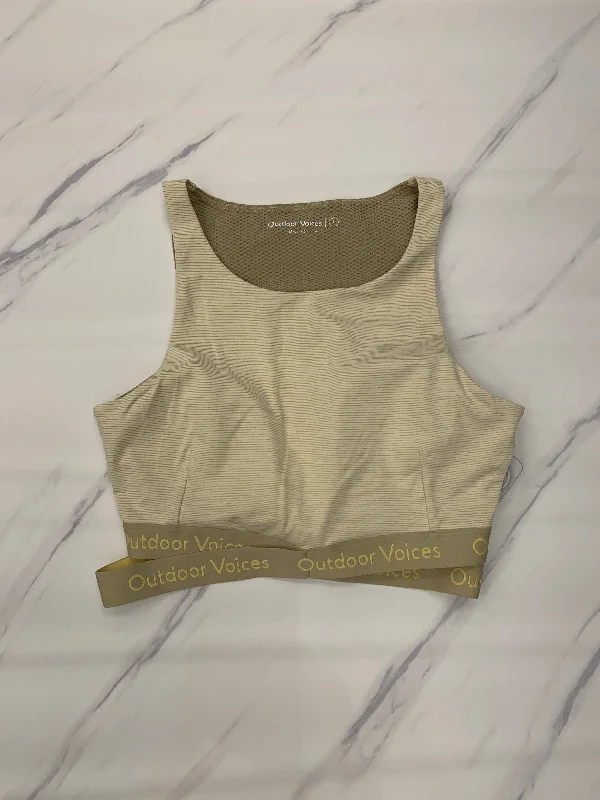 Yoga Tops for Comfort and Mobility -Yellow Athletic Tank Top Outdoor Voices, Size L
