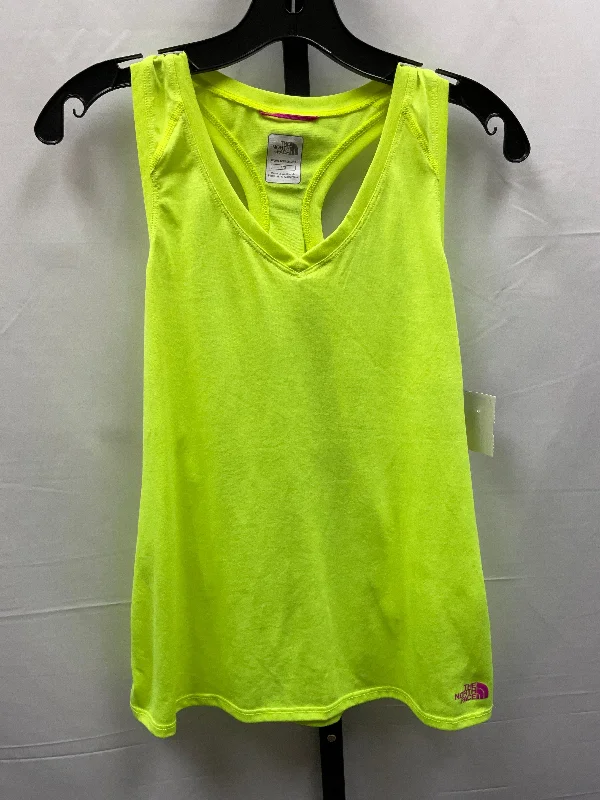 Yoga Tops for Comfortable and Flexible Movement -Yellow Athletic Tank Top The North Face, Size L