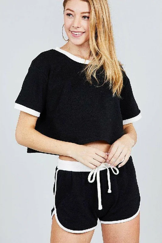 Yoga Tops for Yoga and Pilates Workouts -Yoga Active Loose Fit Crop Top