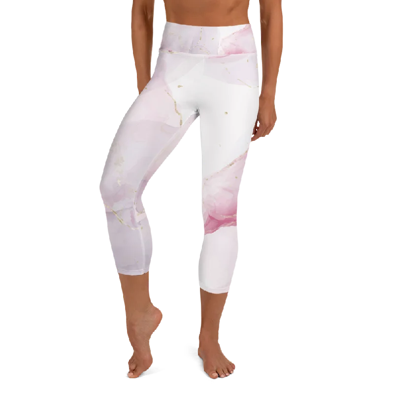 Yoga Pants with Stretch for Every Pose -Elements High Waist Yoga Capri Leggings
