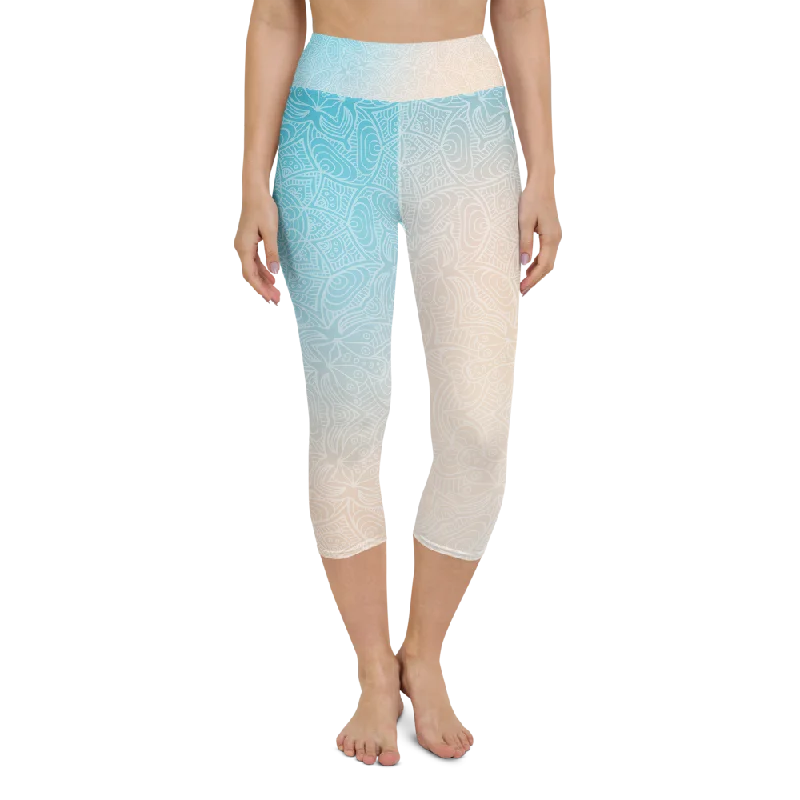 Yoga Pants for Deep Stretching -Vedas Yoga Capri Leggings