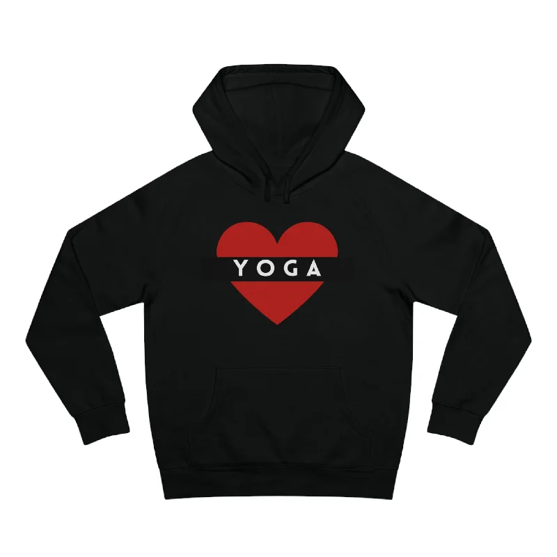 Breathable Yoga Tops for Comfortable Practice -Yoga Heart Hoodies